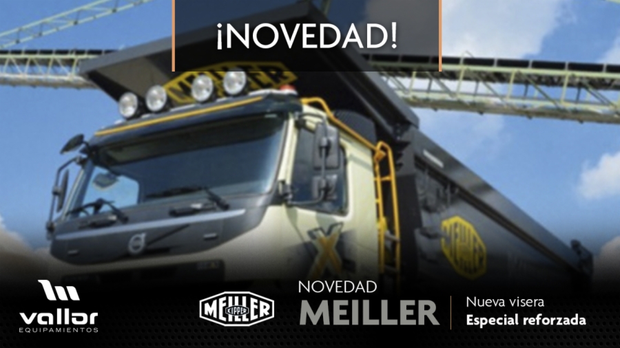 Nueva visera especial reforzada Meiller Kipper