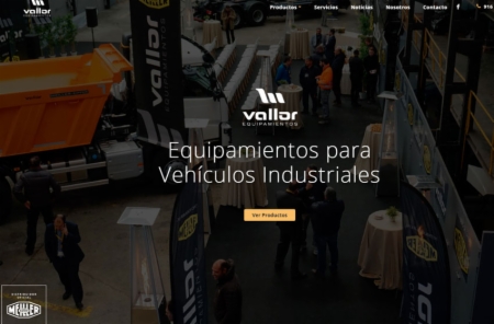Nueva web de Vallor Equipamientos